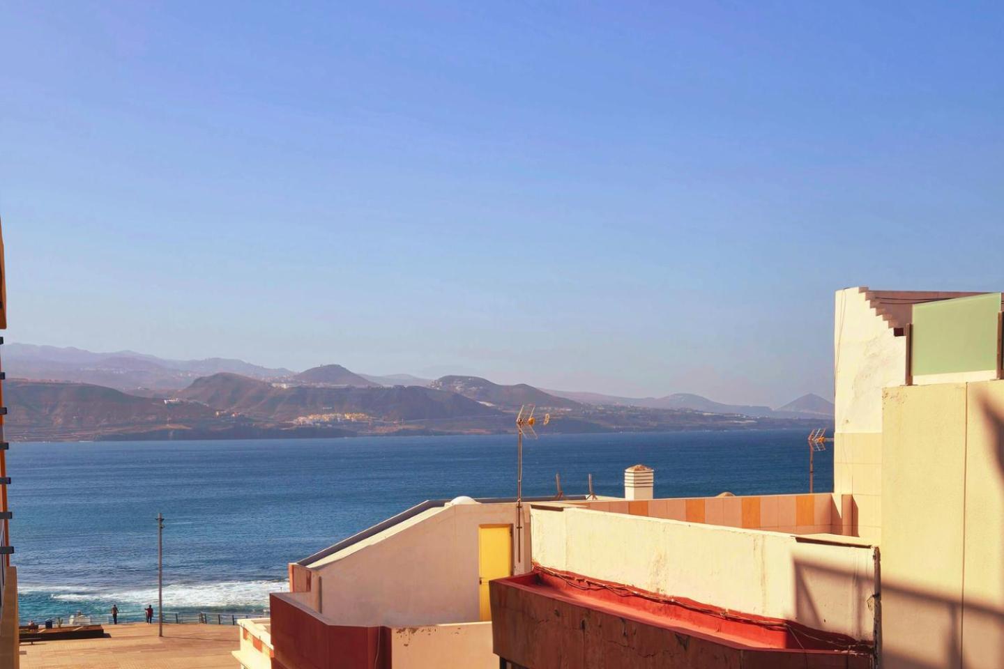 Casita Canaria Playa Beachfront Access & Lateral Ocean View With Terrace Las Palmas de Gran Canaria
